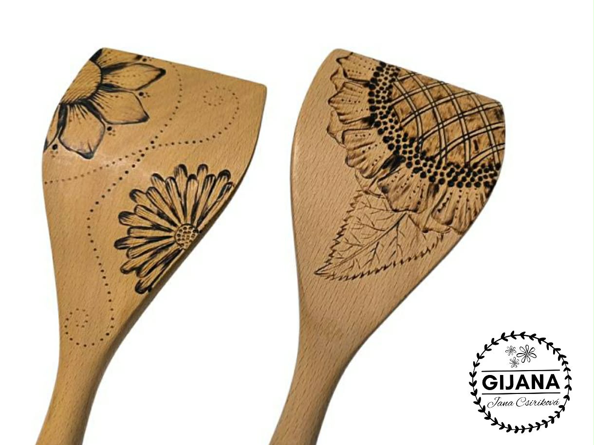 Dřevěné obracečky GiJana